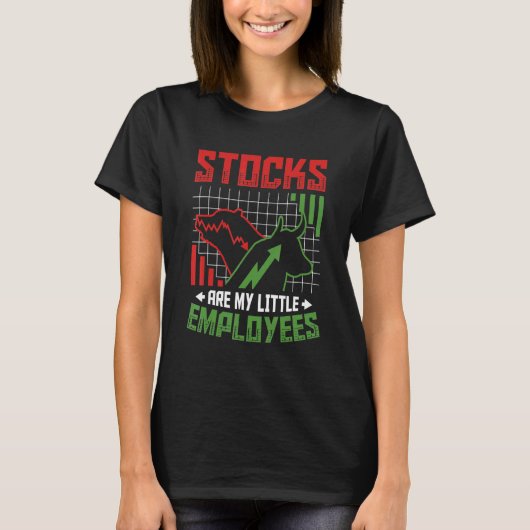 株主優待の株式市場トレーダー2 Tシャツ (正面)