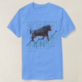 株価の上昇 Tシャツ (デザイン正面)