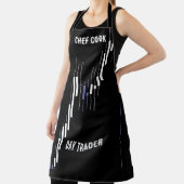 株価ろうそく立ちチャート名モノグラム エプロン (インサイチュ)