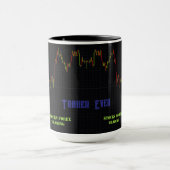 株価ろうそく足チャート日最高のトレーダー マグカップ (中央)