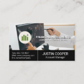 株価チャート | リスク管理の名刺 名刺 (正面)