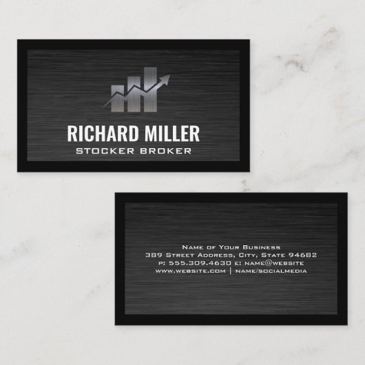 株価チャート | 財務 名刺 (正面/裏面)