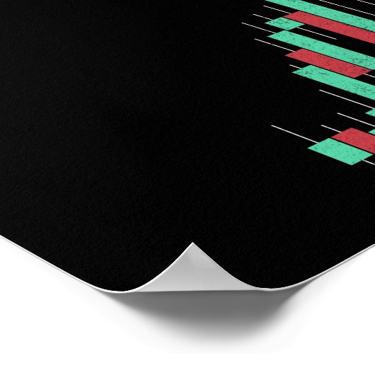 株価チャートQuant QNTコイン取引暗号トークン ポスター (角)