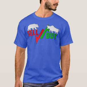 株価上昇VSベア Tシャツ