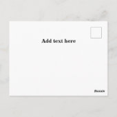 株価取引カスタム ポストカード (裏面)