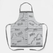 株価指数は4つのウィンドウで開く エプロン (正面)