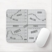株価指数は4つのウィンドウで開く マウスパッド (マウス)
