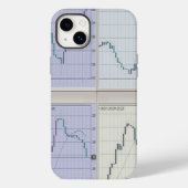 株価指数は4つのウィンドウで開く Case-Mate iPhoneケース (裏面)