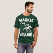株価暴落投資投資家トレーダー Tシャツ (正面フル)