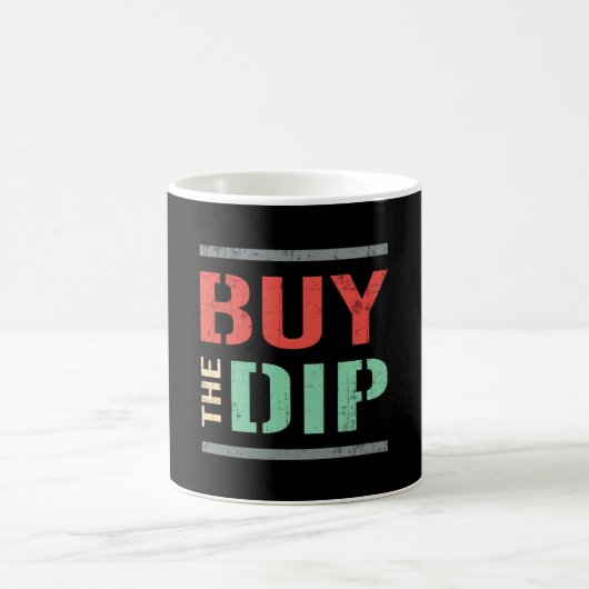 株価買はDip Bear Bull Trading Trader コーヒーマグカップ (中央)