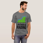 株取引してる方がよかった Tシャツ (正面フル)