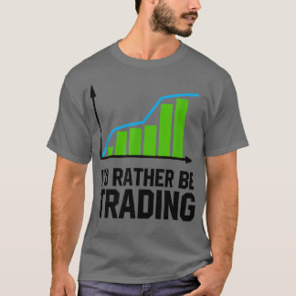 株取引してる方がよかった Tシャツ