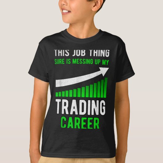 株式おもしろい取引業者株式市場 Tシャツ (正面)