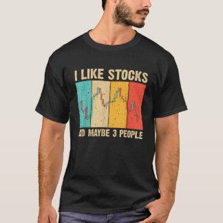 株式おもしろい売買業者日取引市場 Tシャツ