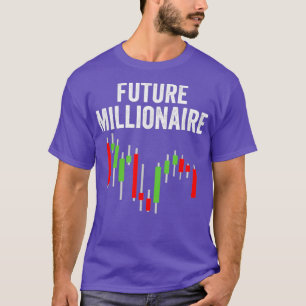 株式おもしろい市場の資本主義の日トレーダー取引 Tシャツ
