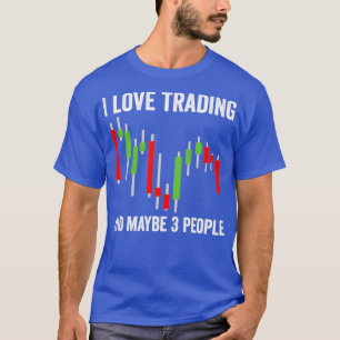 株式おもしろい市場資本主義の日トレーダー取引W Tシャツ