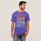 株式おもしろい業者共有配当取引 Tシャツ (正面フル)