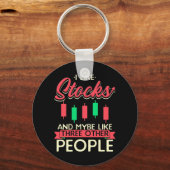 株式が好きな投資家 キーホルダー (正面)