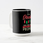 株式が好きな投資家 ツートーンマグカップ (正面左)