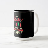 株式が好きな投資家 ツートーンマグカップ (正面右)