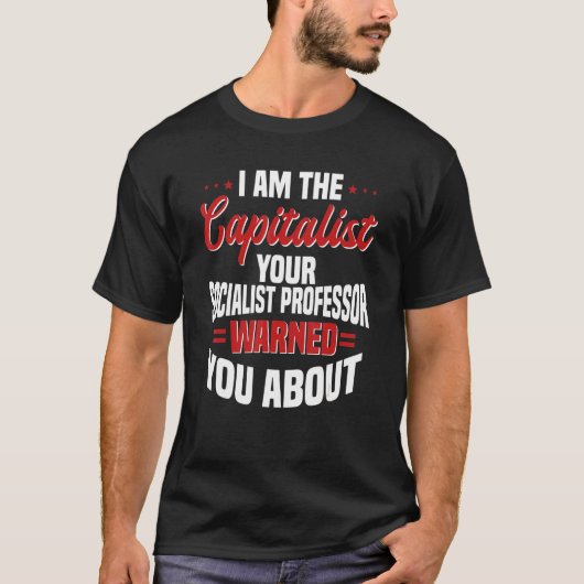 株式とEtfsに投資する資本主義 Tシャツ (正面)