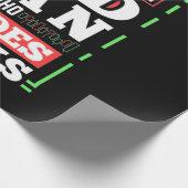 株式を取引する老人の投資家としての力 ラッピングペーパー (角)