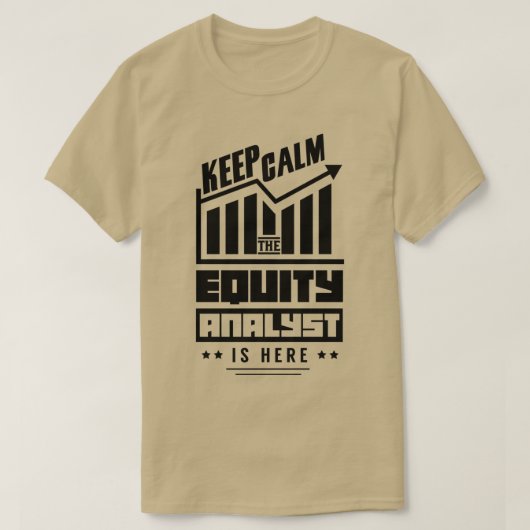 株式アナリスト在庫分析トレーダー取引18 Tシャツ (デザイン正面)