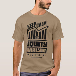 株式アナリスト在庫分析トレーダー取引18 Tシャツ