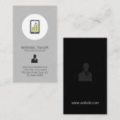 株式アナリスト 名刺 (正面/裏面)