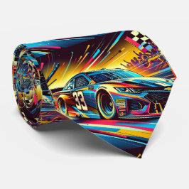 株式カラフルカーレース1 ネクタイ