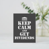 株式交換市場配当日取引業者 ポストカード (スタンド正面)