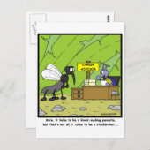 株式仲買人 ポストカード (正面/裏面)