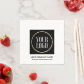 株式会社イベントパーティー | ロゴの追加 スタンダードカクテルナプキン (インサイチュ)