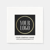 株式会社イベントパーティー | ロゴの追加 スタンダードカクテルナプキン (正面)