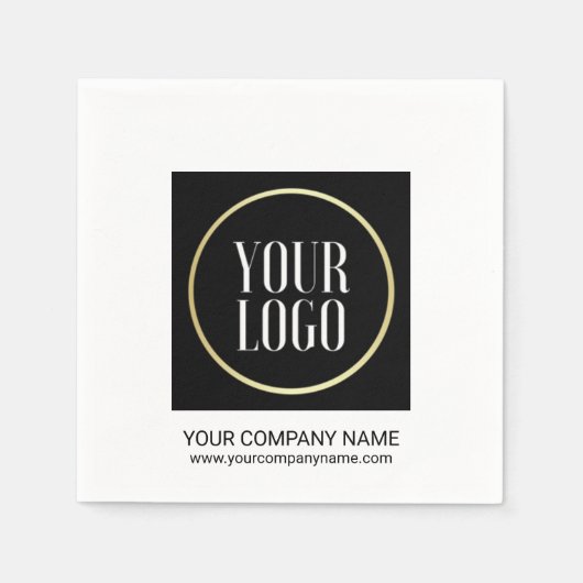 株式会社イベントパーティー | ロゴの追加 スタンダードカクテルナプキン (正面)