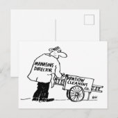 株式会社ウインドウクリーニングの代表取締役 ポストカード (正面/裏面)