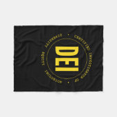 株式会社デイダイバーシティエクイティの認定審査員 フリースブランケット (正面(横))