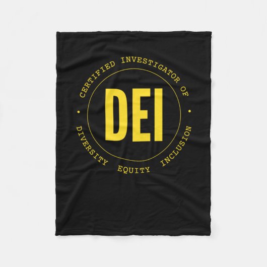 株式会社デイダイバーシティエクイティの認定審査員 フリースブランケット (正面)