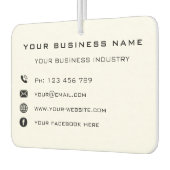 株式会社プロモーション用空気清浄機ギフト カーエアーフレッシュナー (左)