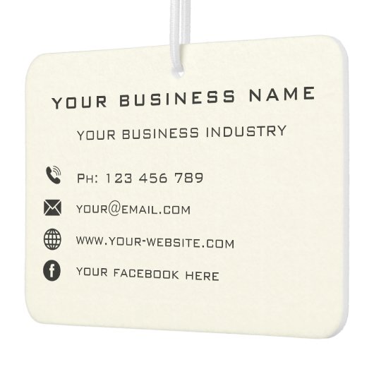 株式会社プロモーション用空気清浄機ギフト カーエアーフレッシュナー (左)