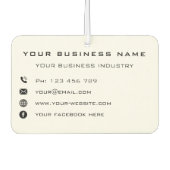 株式会社プロモーション用空気清浄機ギフト カーエアーフレッシュナー (正面)