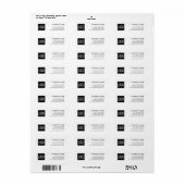 株式会社差出人住所 |ロゴはこちら ラベル (フルシート)