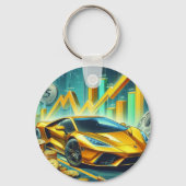 株式取引キーリング キーホルダー (裏面)