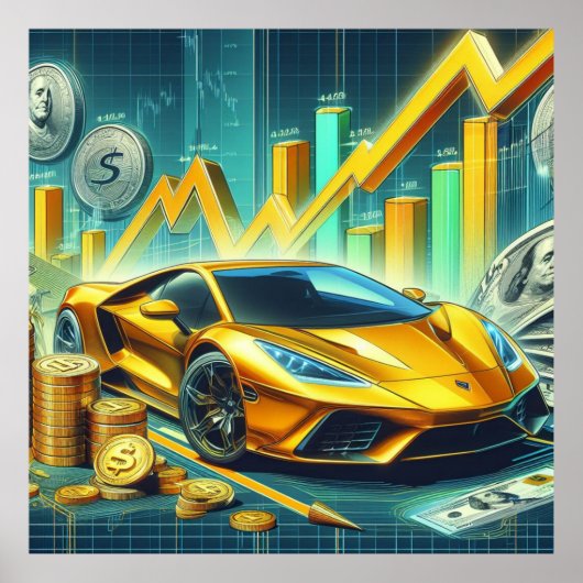 株式取引ポスター ポスター (正面)