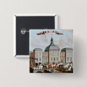 株式取引所、アムステルダム1743年 缶バッジ (正面&裏面)