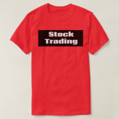 株式取引2 Tシャツ (デザイン正面)