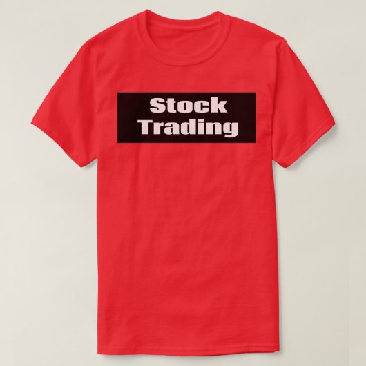 株式取引2 Tシャツ (デザイン正面)