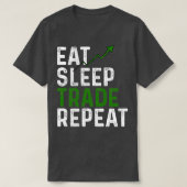 株式取引4 Tシャツ (デザイン正面)