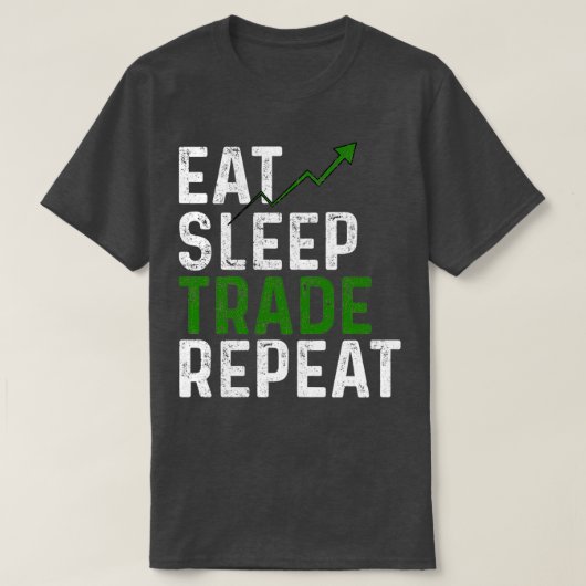 株式取引4 Tシャツ (デザイン正面)