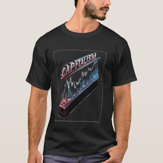 株式取引 外国為替トレーダー デイトレーダー 資本主義 C Tシャツ (正面)